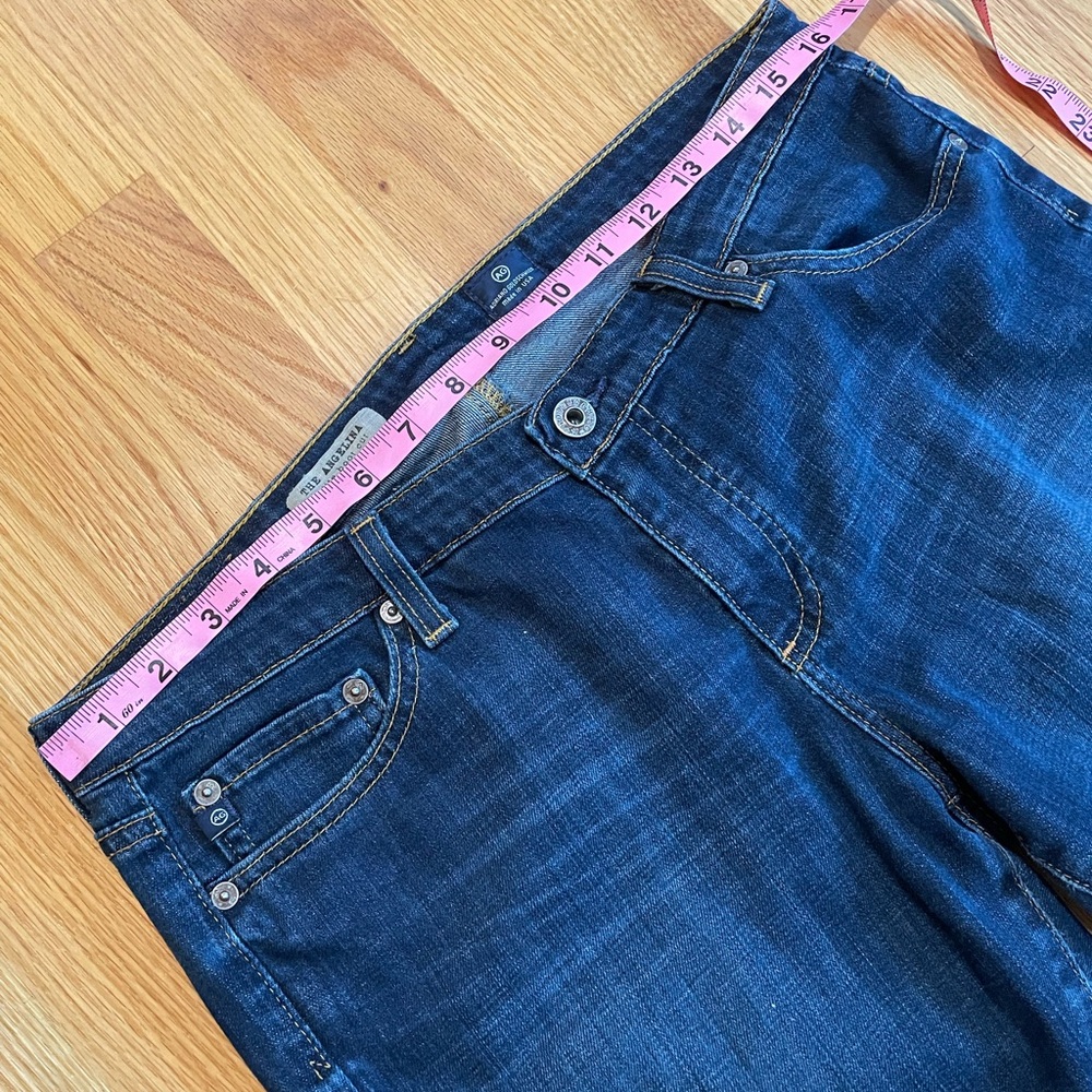 Ag Adriano Goldschmied Womens Angelina Boot Cut Jeans Size 32P Midrise Stretch - Picture 4 of 10
